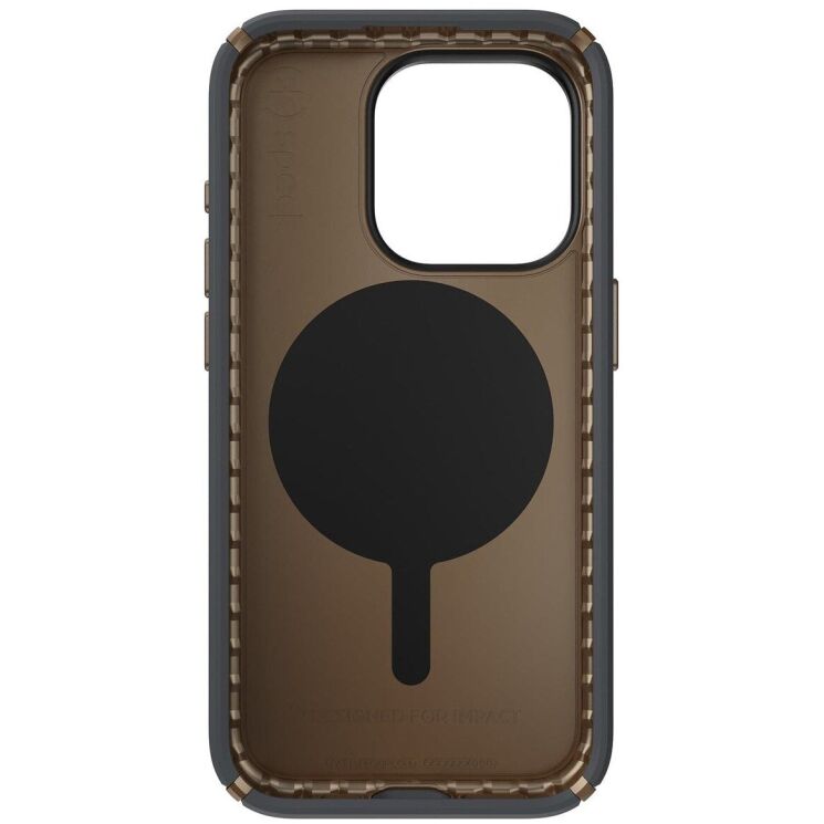 Захисний чохол Speck Presidio2 Pro MagSafe ClickLock для iPhone 15 Pro (150446-3212) - Charcoal / Gray-Bronze: фото 4 з 9