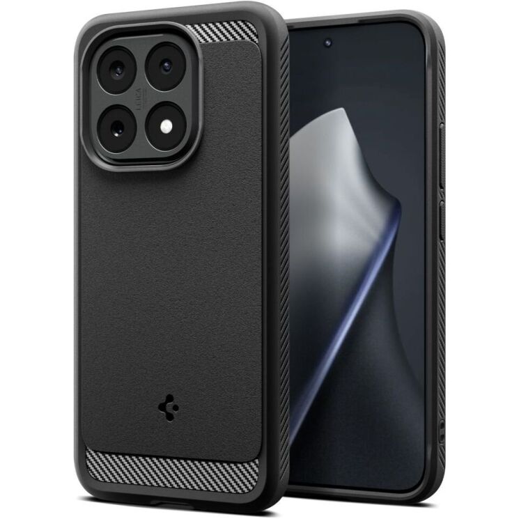 Захисний чохол Spigen Rugged Armor для Xiaomi 15T (ACS10459) - Matte Black (391078B) Захисний чохол Spigen Rugged Armor для Xiaomi 15T (ACS10459) - Matte Black: фото 1 з 16