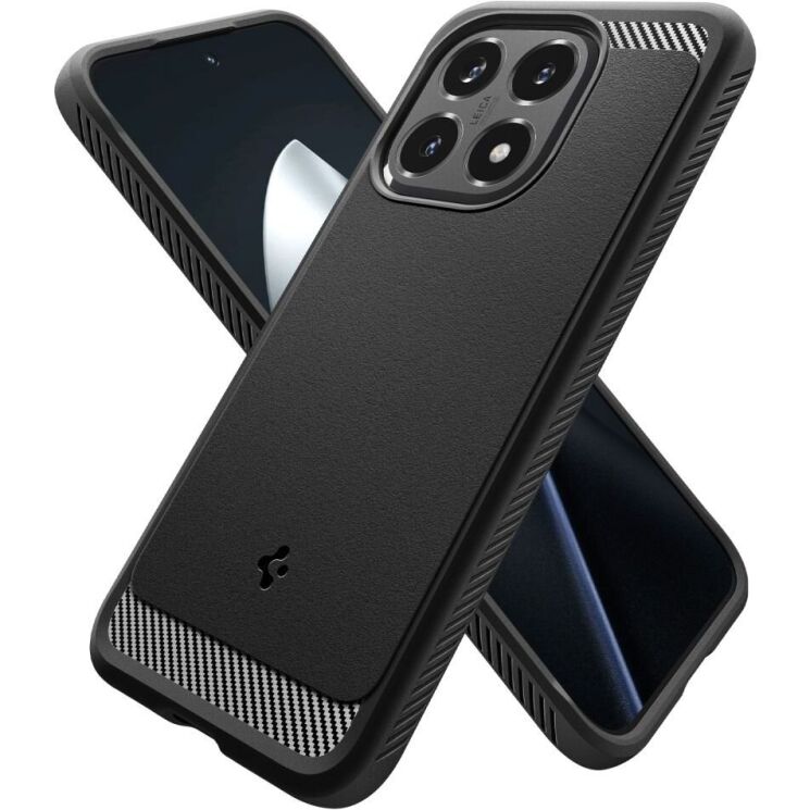 Захисний чохол Spigen Rugged Armor для Xiaomi 15T (ACS10459) - Matte Black (391078B) Захисний чохол Spigen Rugged Armor для Xiaomi 15T (ACS10459) - Matte Black: фото 2 з 16