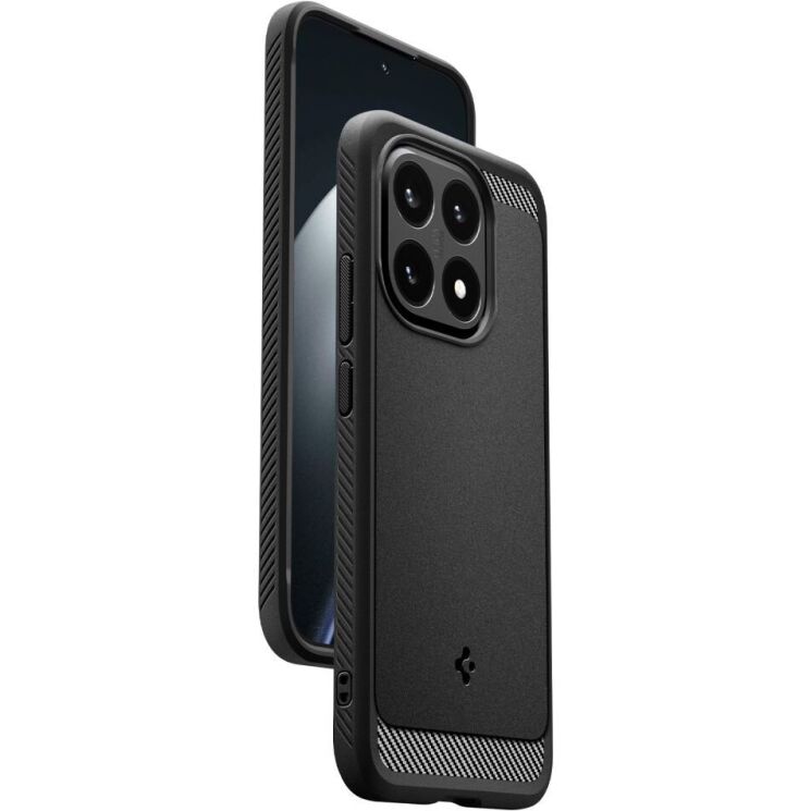 Захисний чохол Spigen Rugged Armor для Xiaomi 15T (ACS10459) - Matte Black (391078B) Захисний чохол Spigen Rugged Armor для Xiaomi 15T (ACS10459) - Matte Black: фото 3 з 16