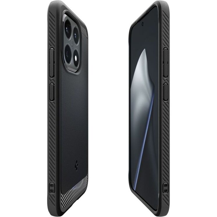 Захисний чохол Spigen Rugged Armor для Xiaomi 15T (ACS10459) - Matte Black (391078B) Захисний чохол Spigen Rugged Armor для Xiaomi 15T (ACS10459) - Matte Black: фото 4 з 16