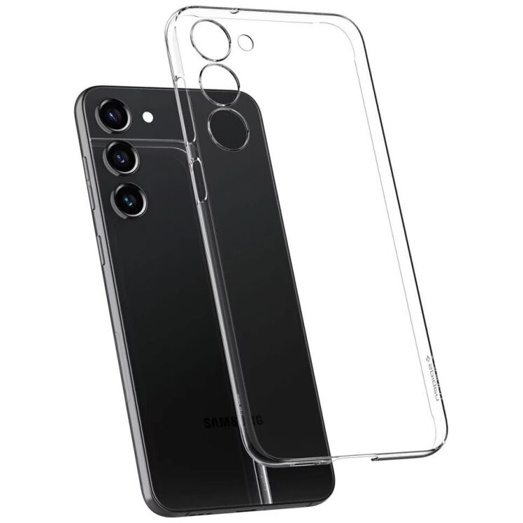 Захисний чохол Spigen (SGP) AirSkin для Samsung Galaxy S23 (S911) - Crystal Clear: фото 3 з 7
