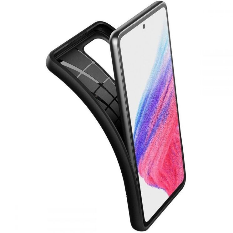 Защитный чехол Spigen (SGP) Core Armor для Samsung Galaxy A53 (A536) - Black: фото 4 из 8