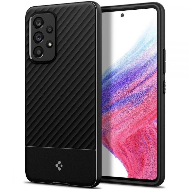 Защитный чехол Spigen (SGP) Core Armor для Samsung Galaxy A53 (A536) - Black: фото 1 из 8