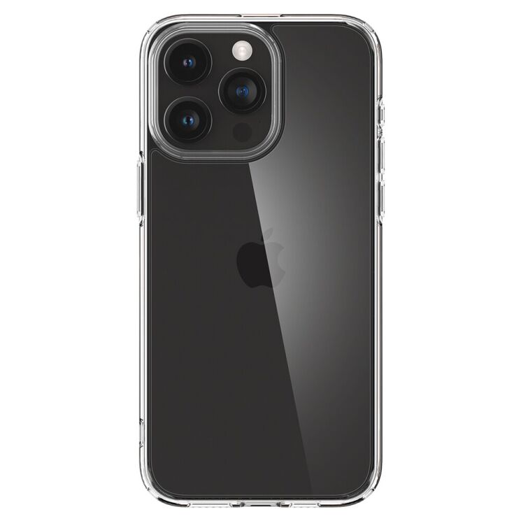 Защитный чехол Spigen (SGP) Crystal Hybrid для Apple iPhone 15 Pro Max - Crystal Clear: фото 2 из 15