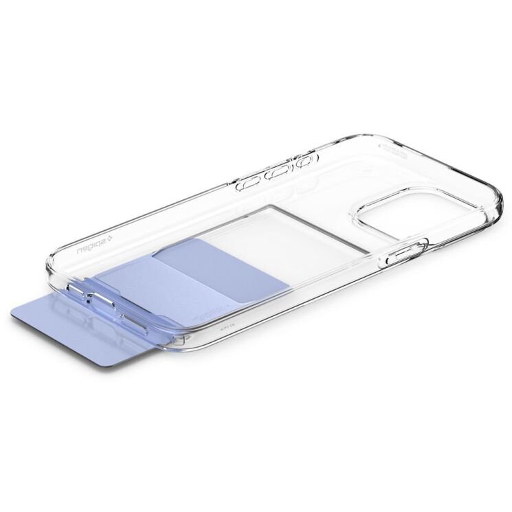 Захисний чохол Spigen (SGP) Crystal Slot для Apple iPhone 15 Pro - Crystal Clear: фото 5 з 13