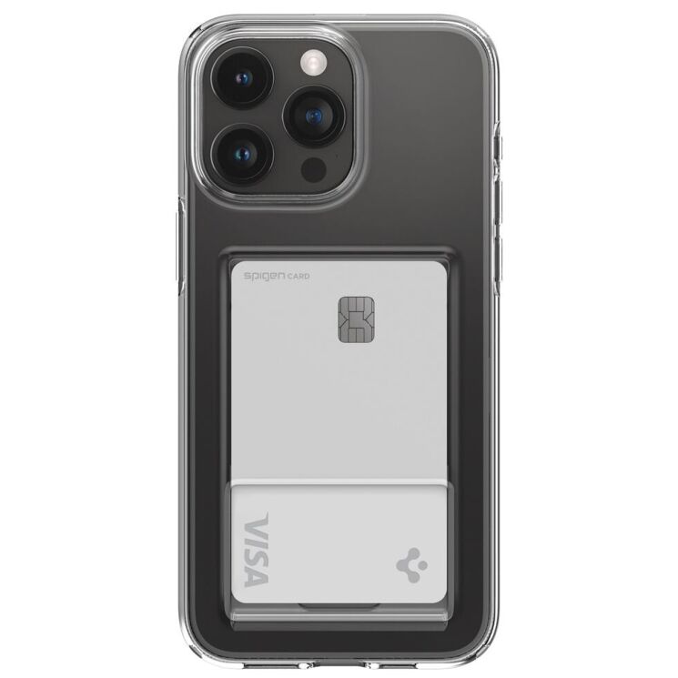 Захисний чохол Spigen (SGP) Crystal Slot для Apple iPhone 15 Pro - Crystal Clear: фото 2 з 13