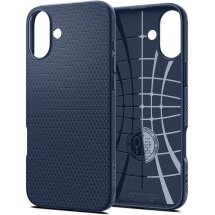 Захисний чохол Spigen (SGP) Liquid Air для Apple iPhone 16 Plus - Navy Blue: фото 1 з 16