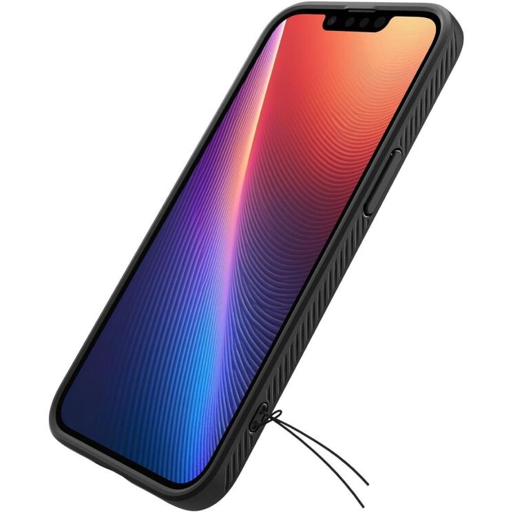 Защитный чехол Spigen (SGP) Liquid Air для Apple iPhone 16e (ACS09161) - Matte Black: фото 8 из 21