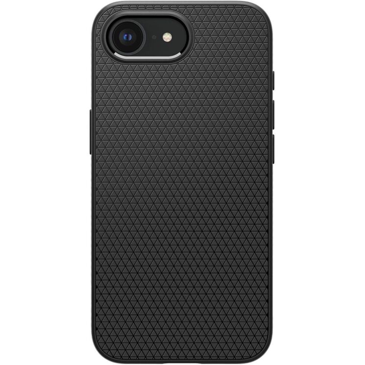 Защитный чехол Spigen (SGP) Liquid Air для Apple iPhone 16e (ACS09161) - Matte Black: фото 3 из 21