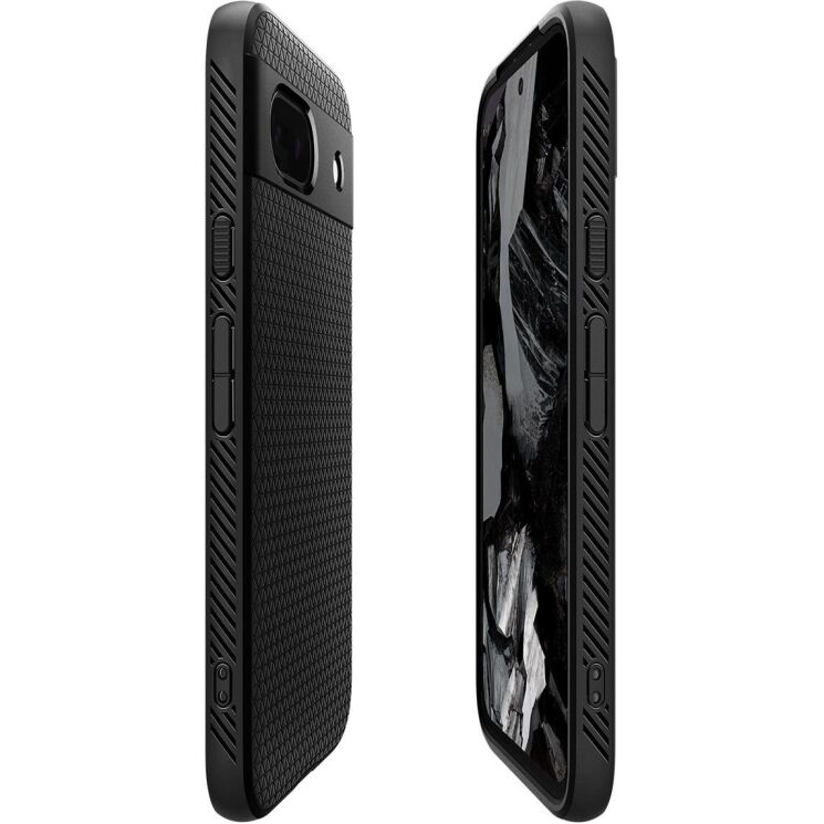 Защитный чехол Spigen (SGP) Liquid Air для Google Pixel 8A - Matte Black: фото 6 из 18