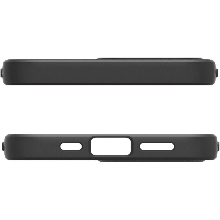 Защитный чехол Spigen (SGP) Liquid Air (MagFit) для Apple iPhone 16e (ACS09151) - Matte Black: фото 11 из 16