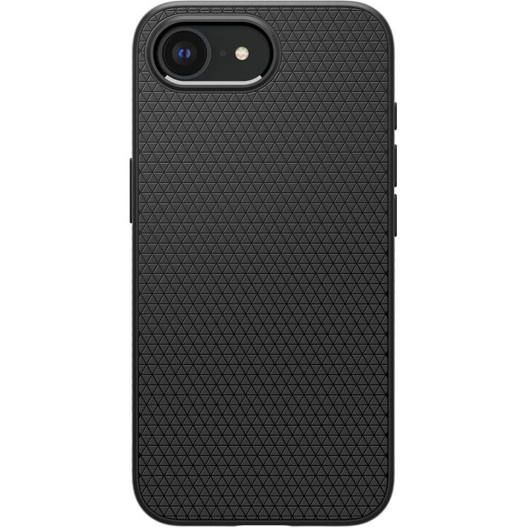 Защитный чехол Spigen (SGP) Liquid Air (MagFit) для Apple iPhone 16e (ACS09151) - Matte Black: фото 2 из 16