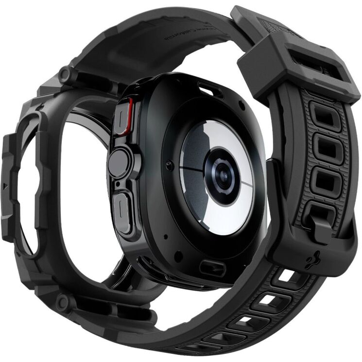 Защитный чехол Spigen (SGP) Rugged Armor Pro (FW) для Samsung Galaxy Watch Ultra (47mm) - Matte Black: фото 5 из 18
