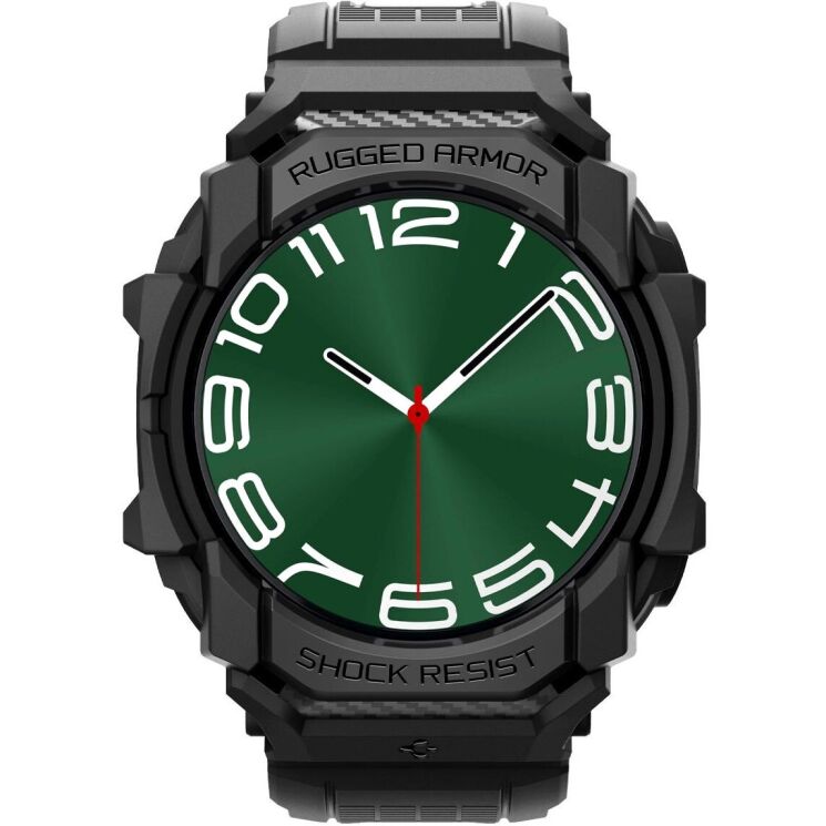 Защитный чехол Spigen (SGP) Rugged Armor Pro (FW) для Samsung Galaxy Watch Ultra (47mm) - Matte Black: фото 2 из 18