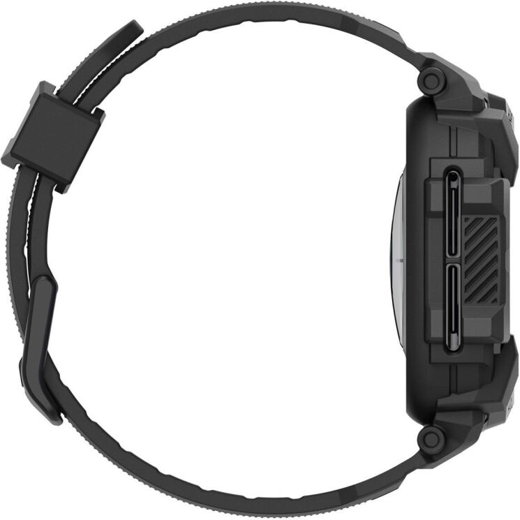 Защитный чехол Spigen (SGP) Rugged Armor Pro (FW) для Samsung Galaxy Watch Ultra (47mm) - Matte Black: фото 9 из 18