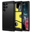 Защитный чехол Spigen (SGP) Tough Armor для Samsung Galaxy S22 Ultra (S908) - Black (289967B)