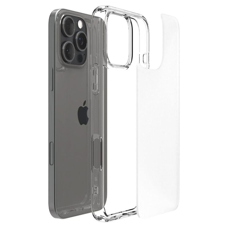 Захисний чохол Spigen (SGP) Ultra Hybrid для Apple iPhone 16 Pro Max - Frost Clear: фото 3 з 9