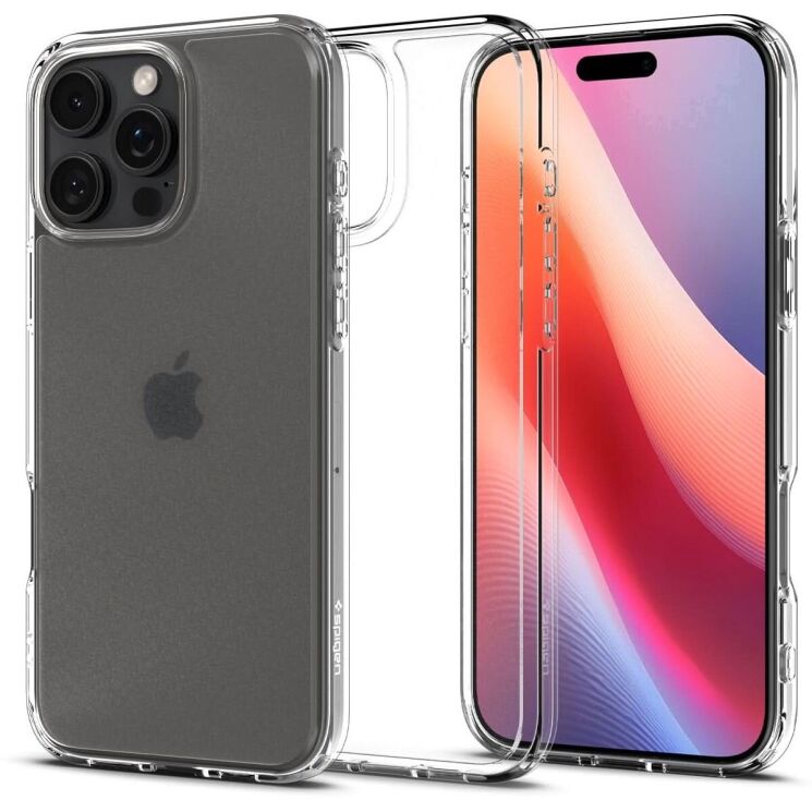 Захисний чохол Spigen (SGP) Ultra Hybrid для Apple iPhone 16 Pro Max - Frost Clear: фото 1 з 9