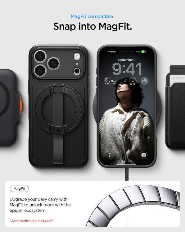 Защитный чехол Spigen Thin Fit (MagFit) для iPhone 18 Pro (ACS12145) - Abyss Green (440105G) Защитный чехол Spigen Thin Fit (MagFit) для iPhone 18 Pro (ACS12145) - Abyss Green: фото 12 из 13