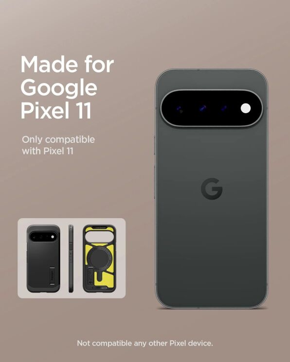 Захисний чохол Spigen Tough Armor (MagFit) для Google Pixel 11 (ACS11855) - Gunmetal: фото 8 з 12