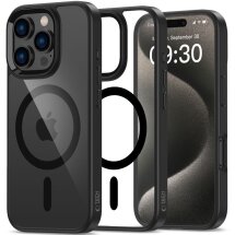 Захисний чохол Tech-Protect Magmat MagSafe для Apple iPhone 16 Pro - Black / Clear: фото 1 з 5