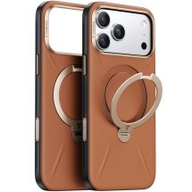 Защитный чехол TORRAS Ostand Q Pro для Apple iPhone 17 Pro Max - Brown: фото 1 из 8
