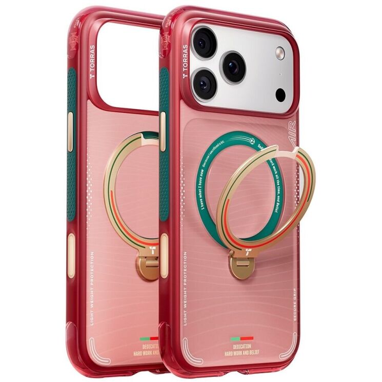 Захисний чохол TORRAS Ostand Q3 Air Portugal Limited для iPhone 17 Pro - Wave of Passion: фото 1 з 5