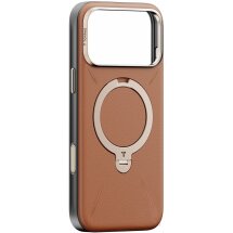 Захисний чохол TORRAS Ostand Q3 VegSkin (with MagSafe) для Apple iPhone 18 Pro Max - Brown: фото 1 з 1