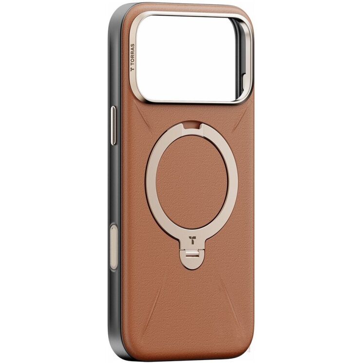 Захисний чохол TORRAS Ostand Q3 VegSkin (with MagSafe) для Apple iPhone 18 Pro Max - Brown (423811Z) Захисний чохол TORRAS Ostand Q3 VegSkin (with MagSafe) для Apple iPhone 18 Pro Max - Brown: фото 1 з 1