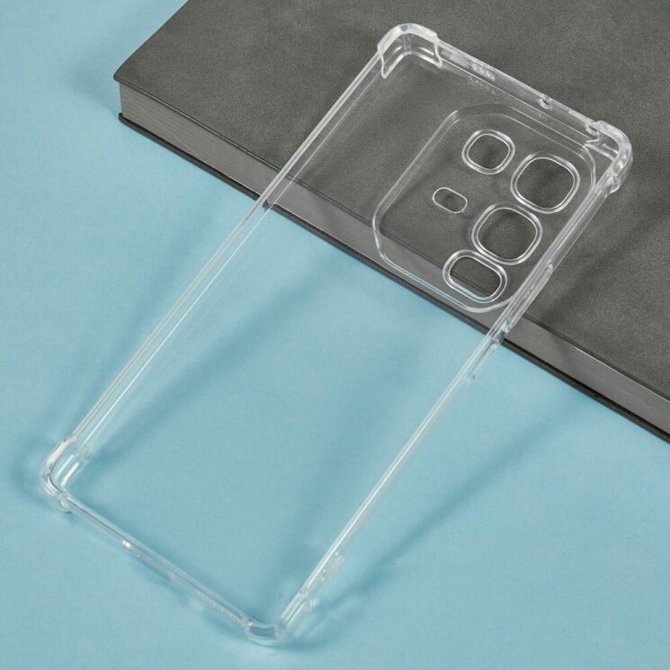 Защитный чехол UniCase AirBag для Infinix Note 50 / Note 50 Pro - Transparent: фото 4 из 8