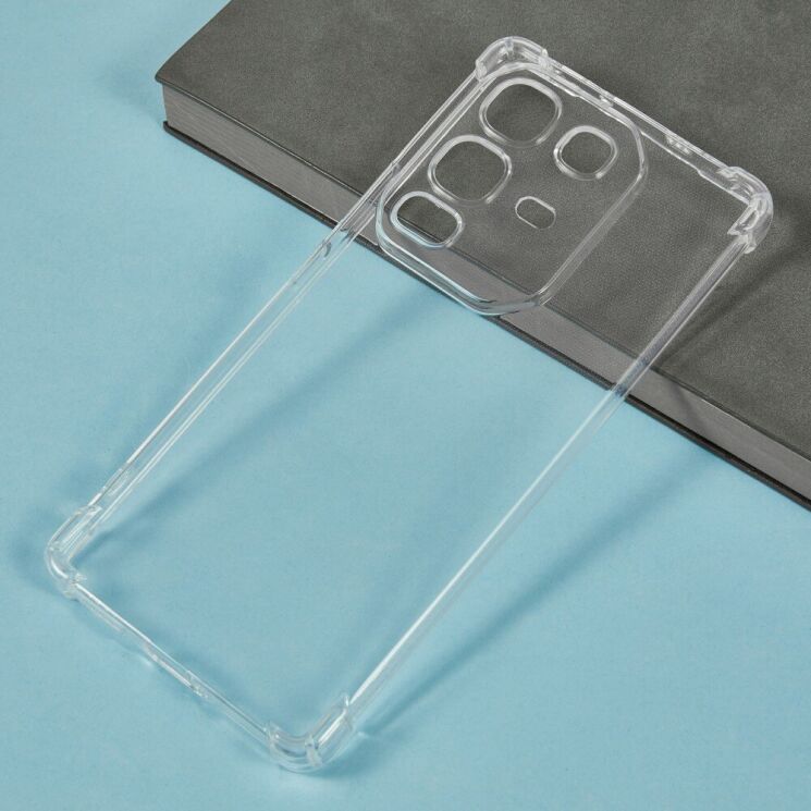 Защитный чехол UniCase AirBag для Infinix Note 50 / Note 50 Pro - Transparent: фото 3 из 8