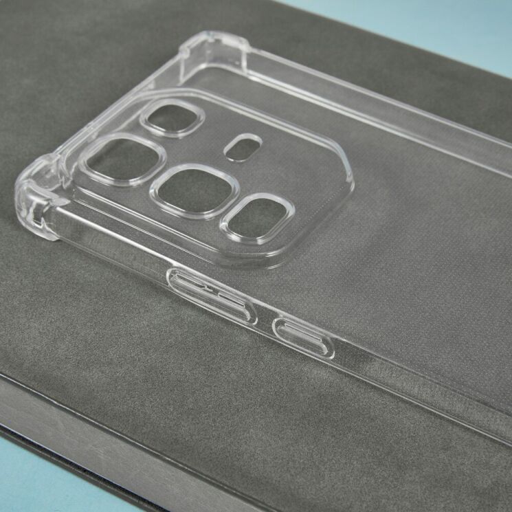 Защитный чехол UniCase AirBag для Infinix Note 50 / Note 50 Pro - Transparent: фото 6 из 8