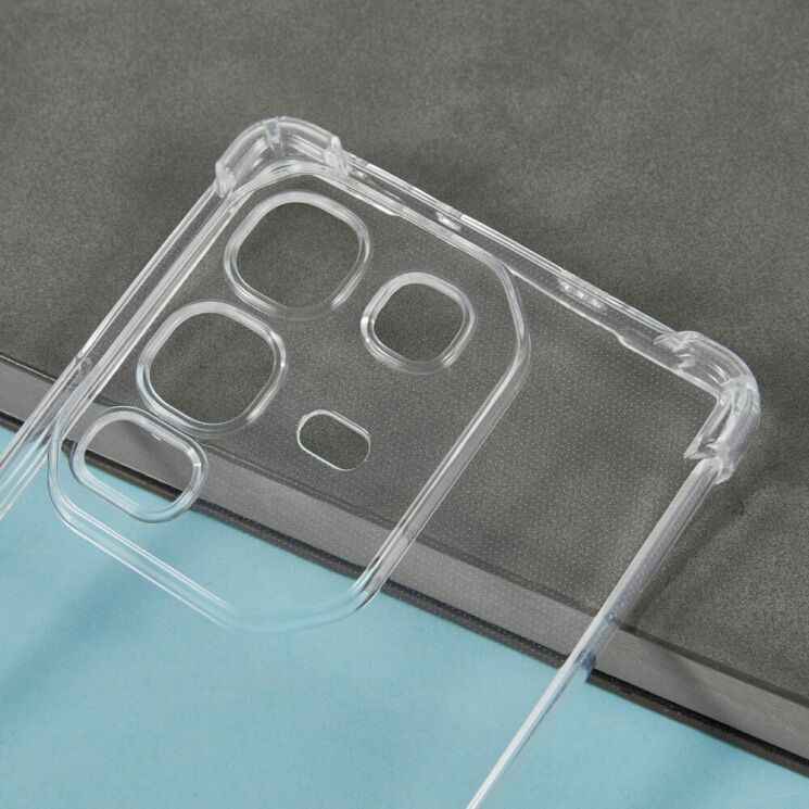 Защитный чехол UniCase AirBag для Infinix Note 50 / Note 50 Pro - Transparent: фото 5 из 8