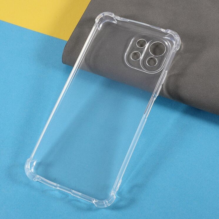 Защитный чехол UniCase AirBag для Xiaomi Mi 11 Lite / 11 Lite NE - Transparent: фото 4 из 7