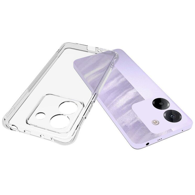 Защитный чехол UniCase AirBag для Xiaomi Poco M7 Pro - Transparent: фото 4 из 5
