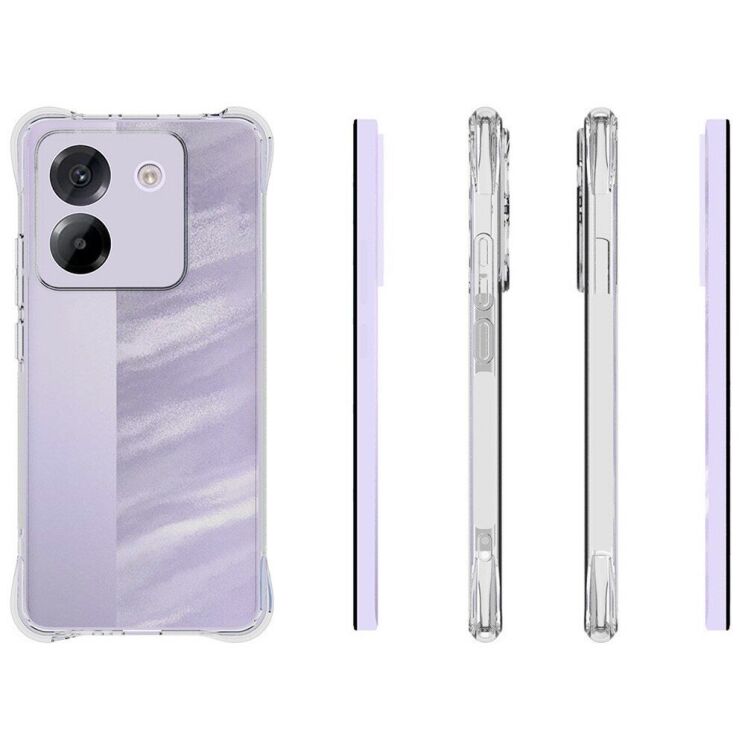 Защитный чехол UniCase AirBag для Xiaomi Poco M7 Pro - Transparent: фото 5 из 5
