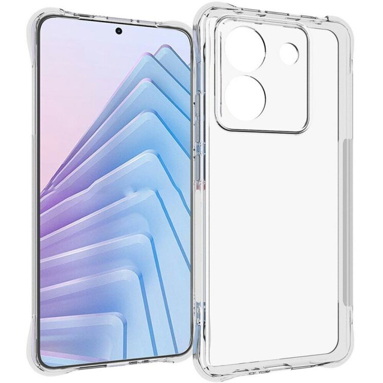 Защитный чехол UniCase AirBag для Xiaomi Poco M7 Pro - Transparent: фото 1 из 5