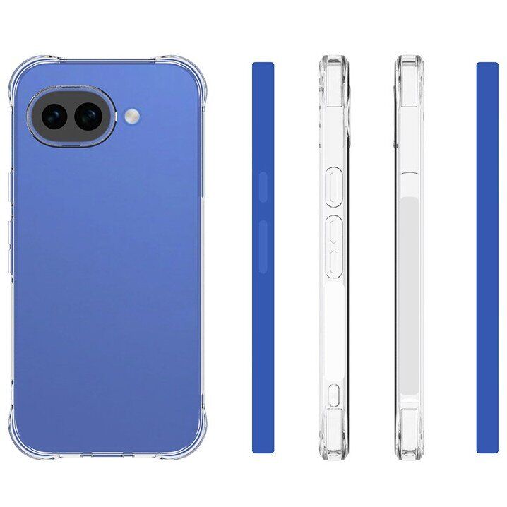 Защитный чехол UniCase AirBag Flow для Google Pixel 10a - Transparent: фото 5 из 5