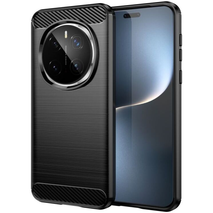 Защитный чехол UniCase Carbon для Honor Magic 7 Pro - Black: фото 1 из 8