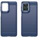 Захисний чохол UniCase Carbon для Motorola Moto G55 - Blue (366125L). Фото 2 з 11