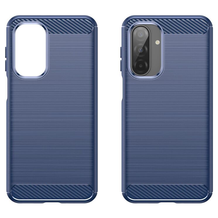 Защитный чехол UniCase Carbon для Samsung Galaxy A17 (A175) - Blue: фото 2 из 9