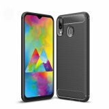 Захисний чохол UniCase Carbon для Samsung Galaxy M20 (M205) - Black: фото 1 з 11