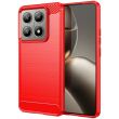 Захисний чохол UniCase Carbon для Xiaomi 14T / 14T Pro - Red (365742R)