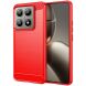 Захисний чохол UniCase Carbon для Xiaomi 14T / 14T Pro - Red (365742R). Фото 1 з 11