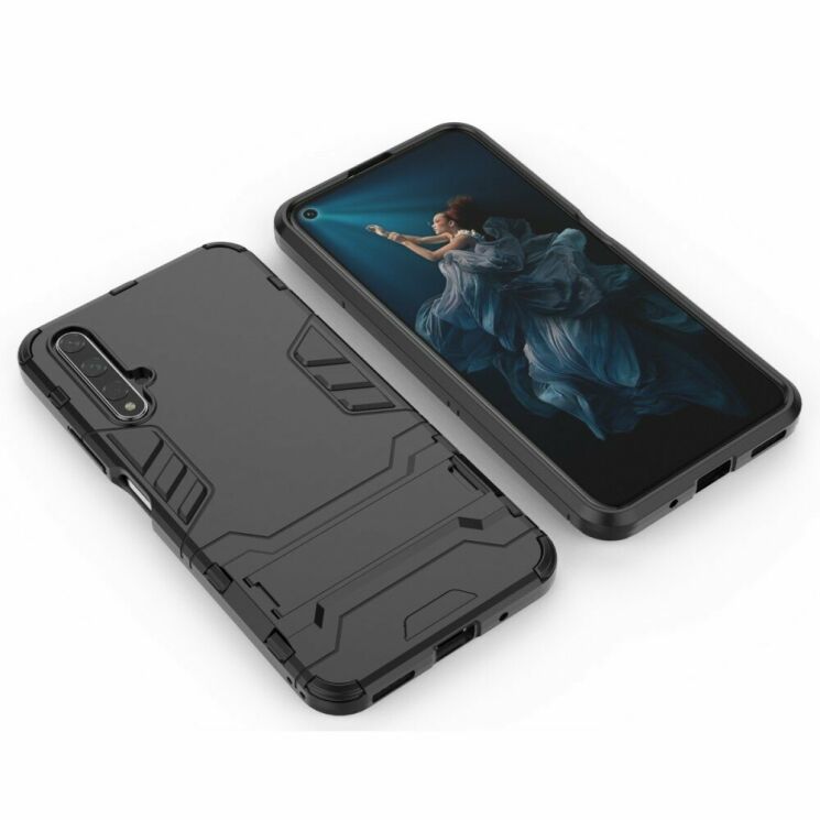 Захисний чохол UniCase Hybrid для Huawei Honor 20 / Nova 5T - Black: фото 5 з 9