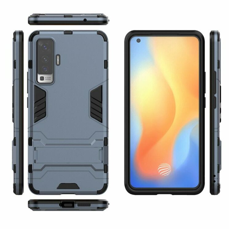 Защитный чехол UniCase Hybrid для VIVO X50 - Blue: фото 3 из 7