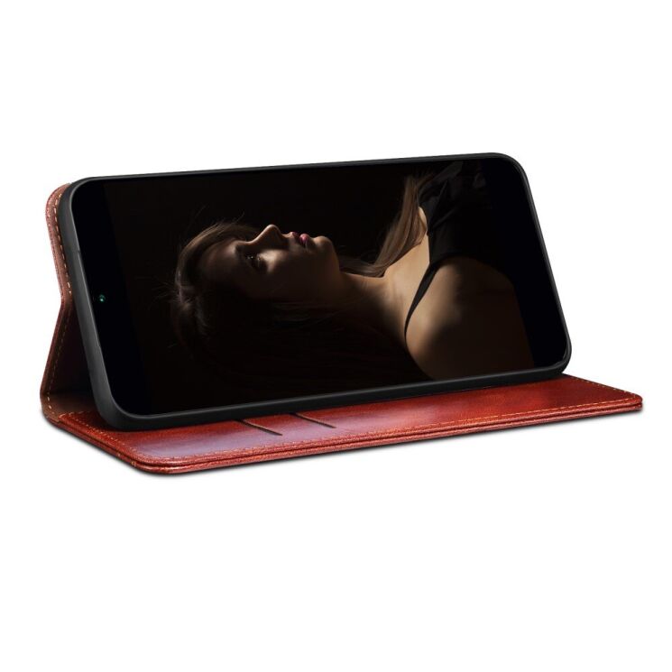 Защитный чехол UniCase Leather Wallet для Samsung Galaxy A16 (A165) - Brown: фото 3 из 7