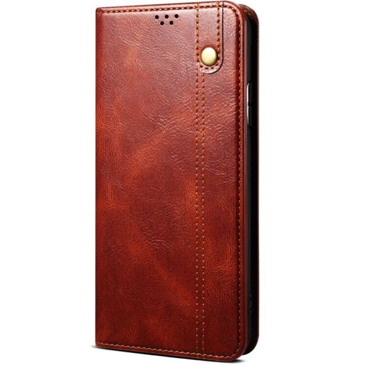 Защитный чехол UniCase Leather Wallet для Samsung Galaxy A16 (A165) - Brown: фото 5 из 7