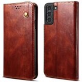 Захисний чохол UniCase Leather Wallet для Samsung Galaxy S21 FE (G990) - Red (230618R)